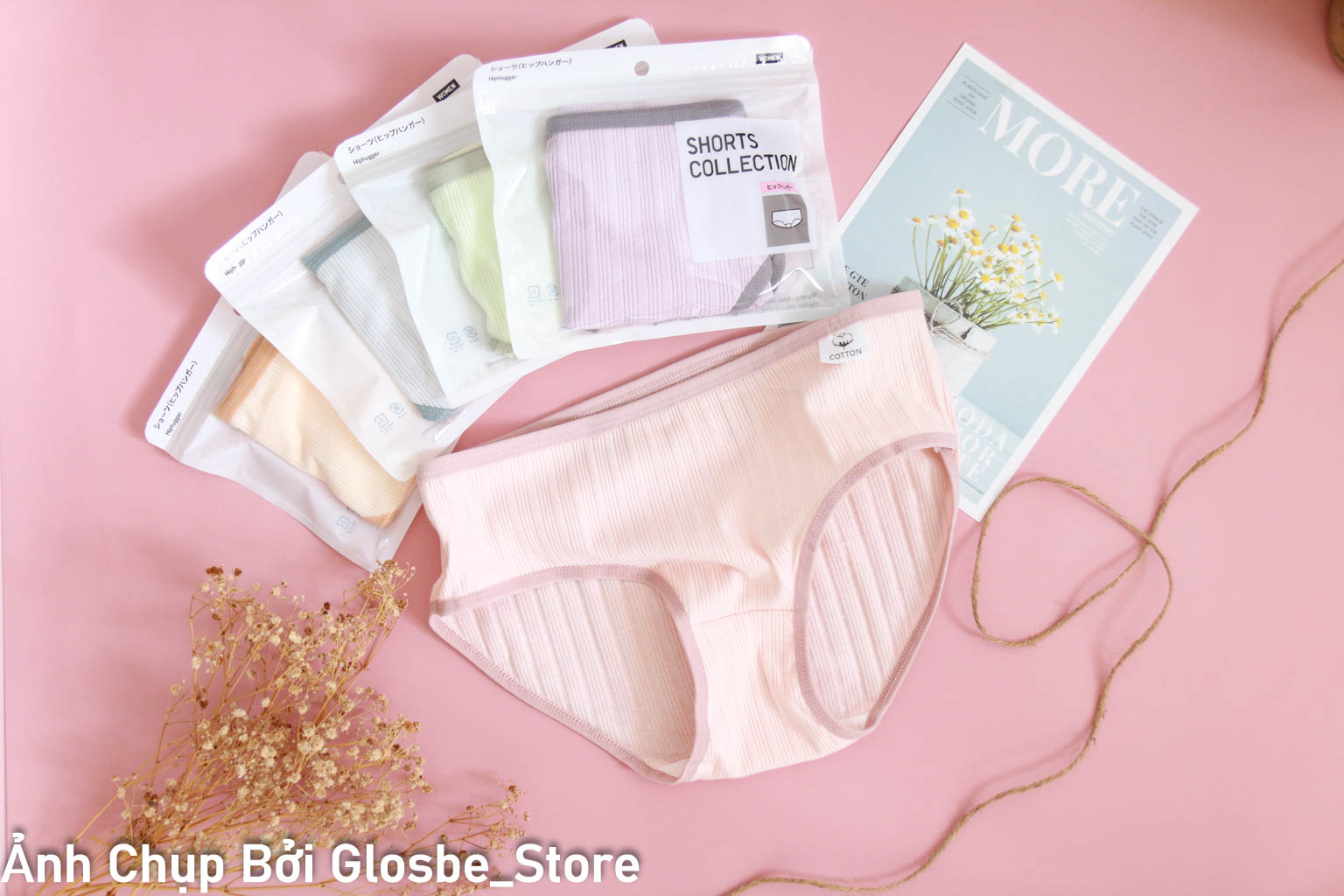 Quan chip nu/quan lot nu/sịp nữ/chíp cotton Freesize +set 5 quần ngẫu nhiên