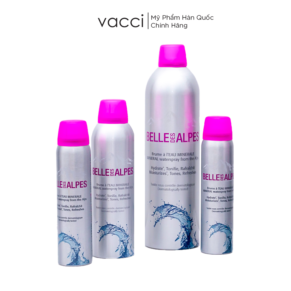 Xịt khoáng Belle Des Alpes Mineral Waterspray