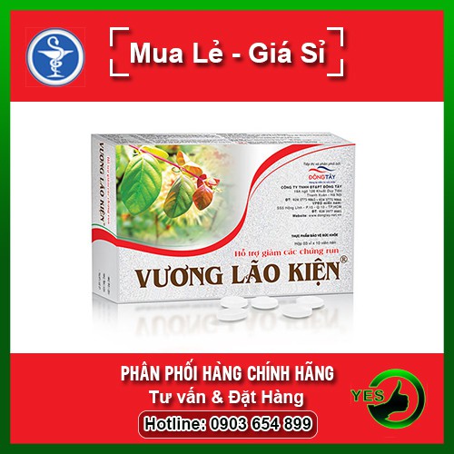 Vương Lão Kiện - Hỗ Trợ Làm Giảm Các Ch.ứng Run (Hộp 30 viên)