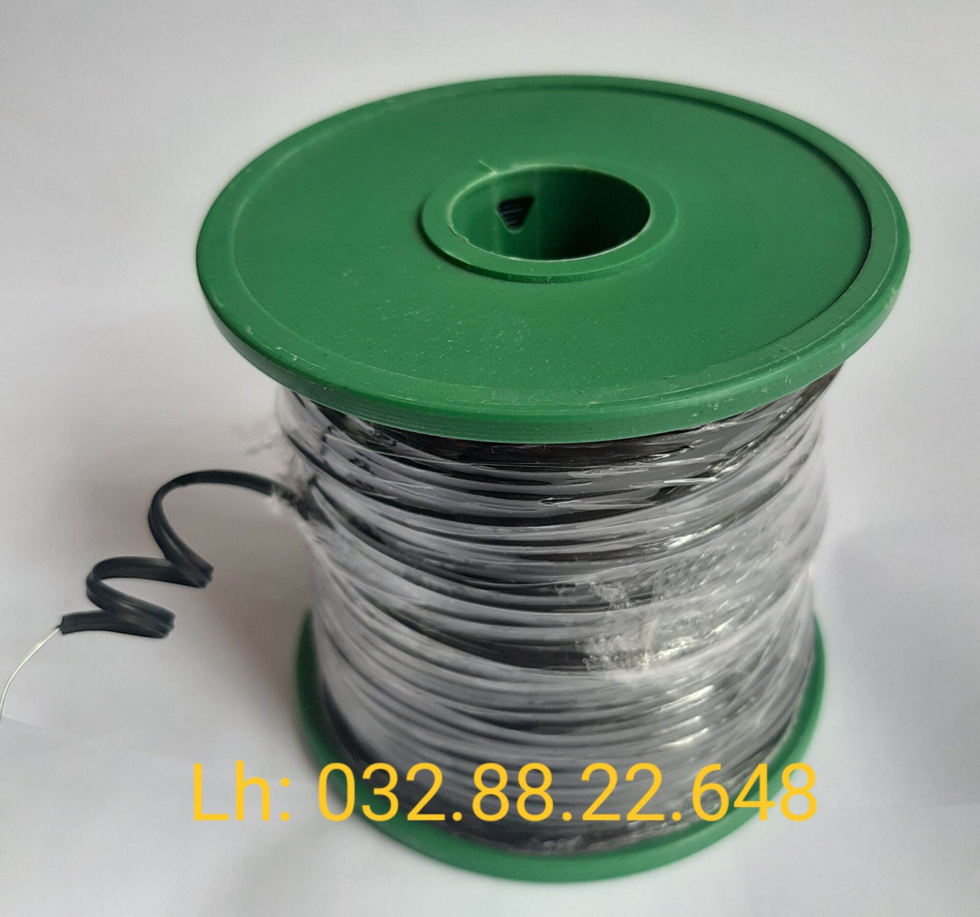 Dây kẽm bọc nhựa buộc hoa lan, buộc hàng hóa cuộn 100m lõi 0.45mm