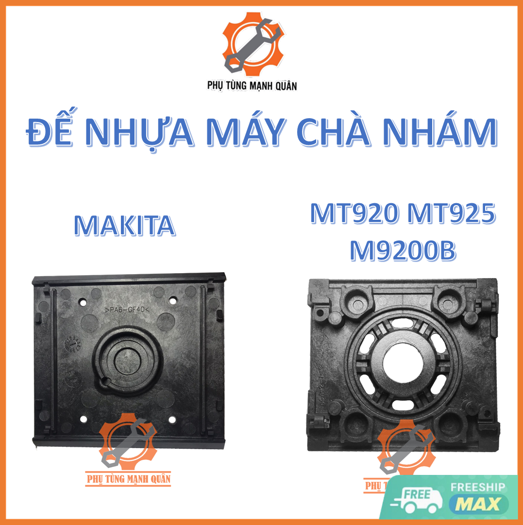 Đế nhựa máy chà nhám makita maktec mt920 mt925 m9200b