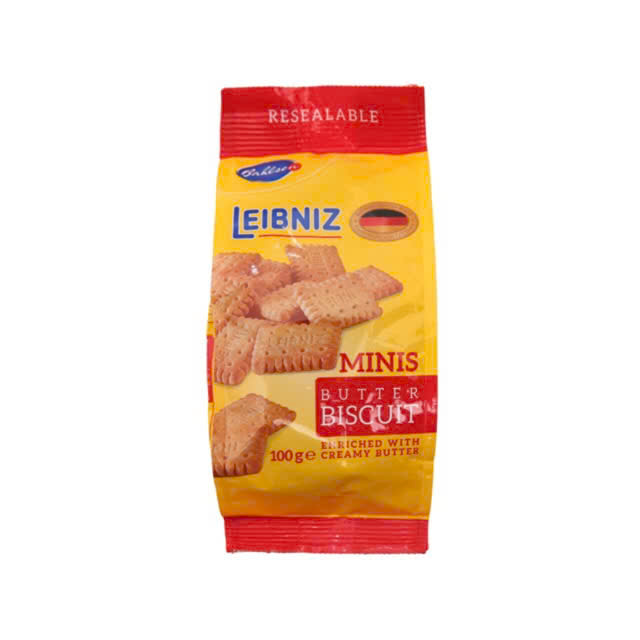 Bánh quy bơ Minis Leibniz Đức gói 100g 01700