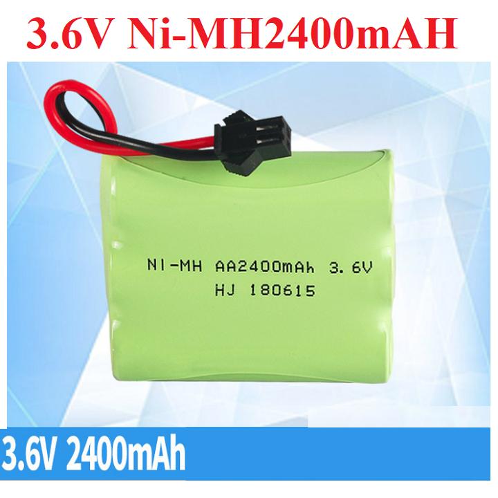 Pin sạc 3.6v 2400mAh cho xe mô hình ô tô điều khiển từ xa cổng SM / JST