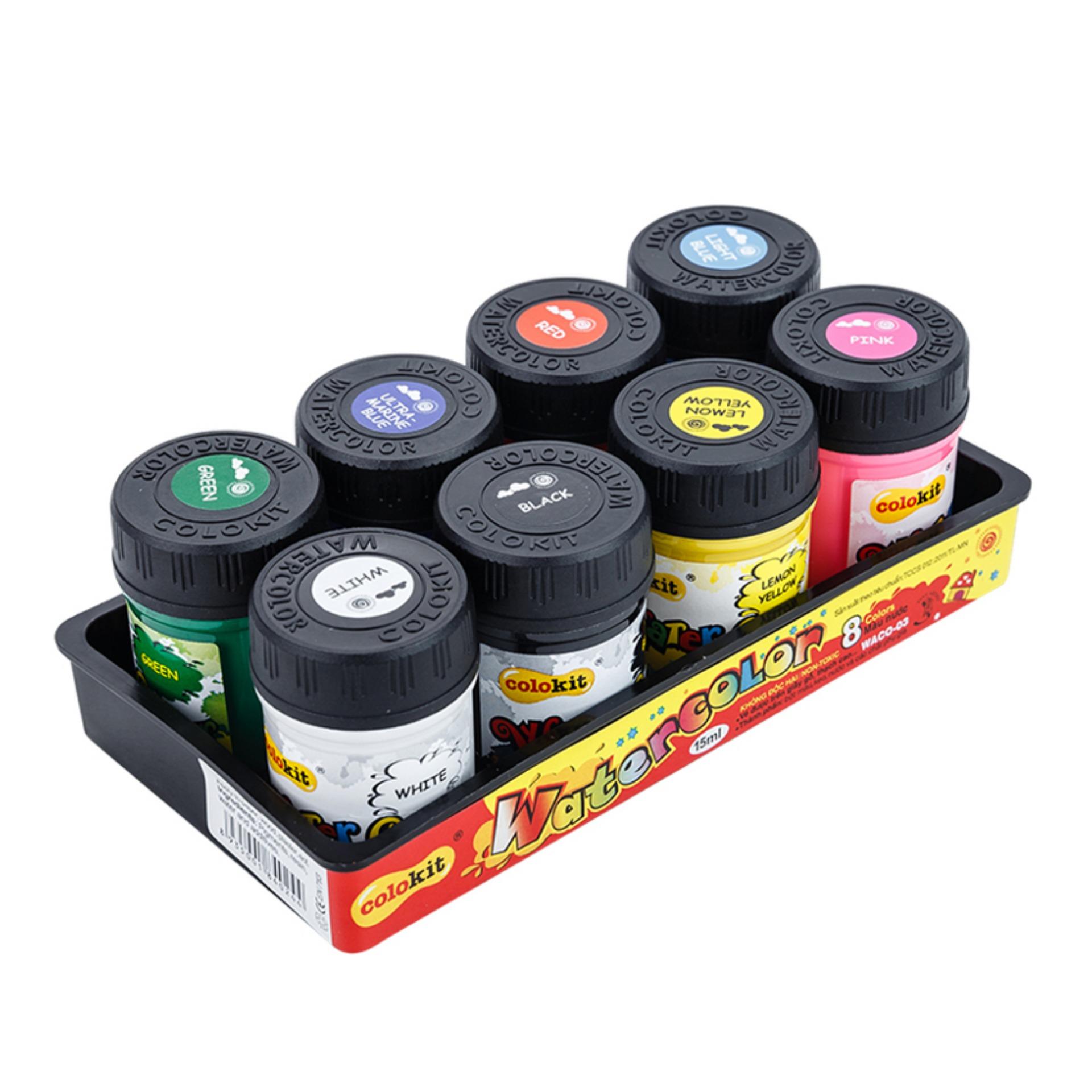 Màu nước Thiên Long Colokit WACO-03 8 màu