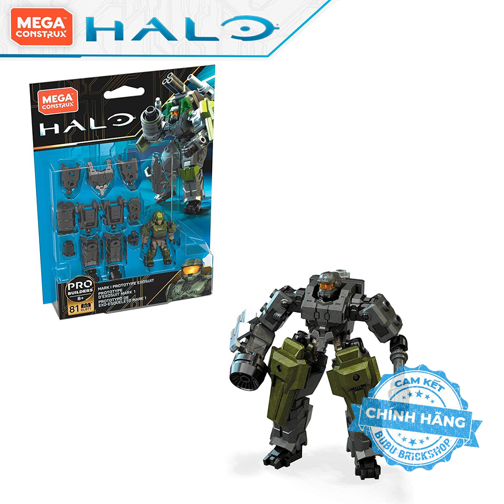 Mega Construx Halo Mark I Prototype Exosuit - Bộ xếp hình Mega Construx