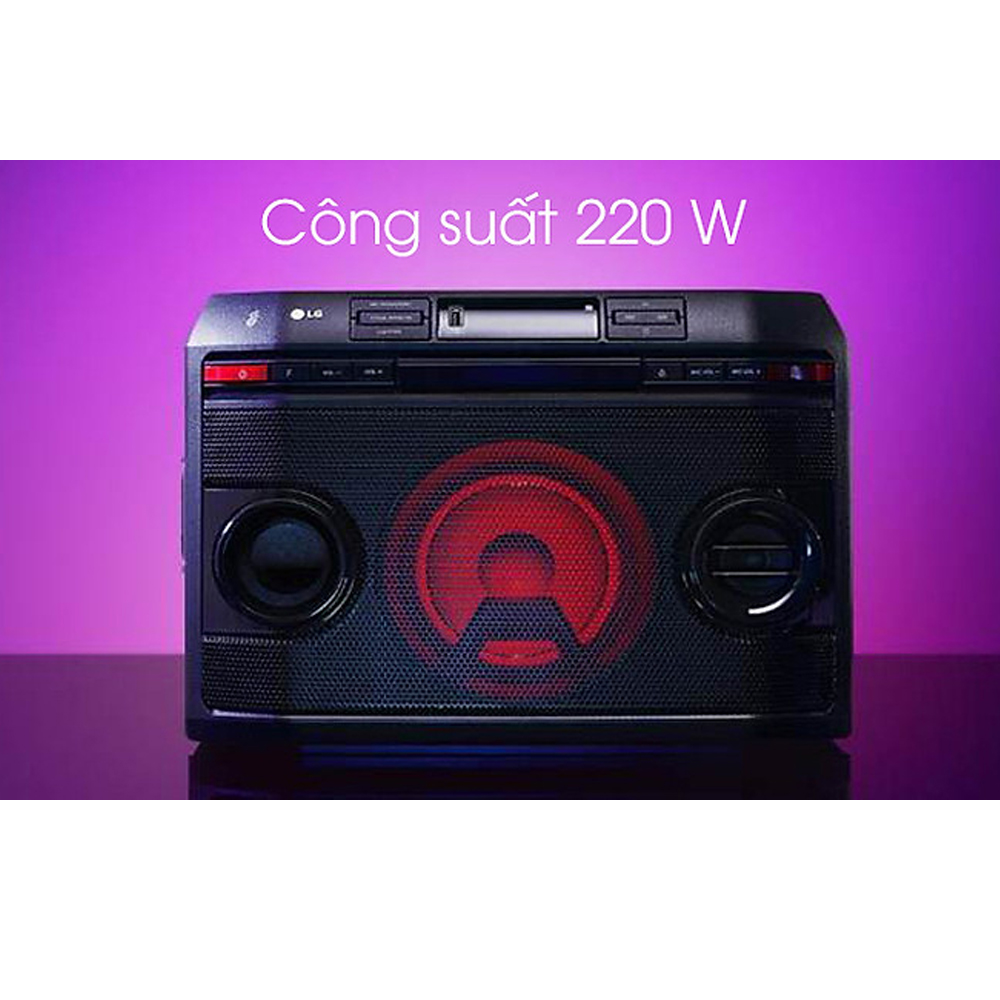 Loa bluetooth karaoke lg xbool45 220w hàng chính hãng bảo hành 12 tháng