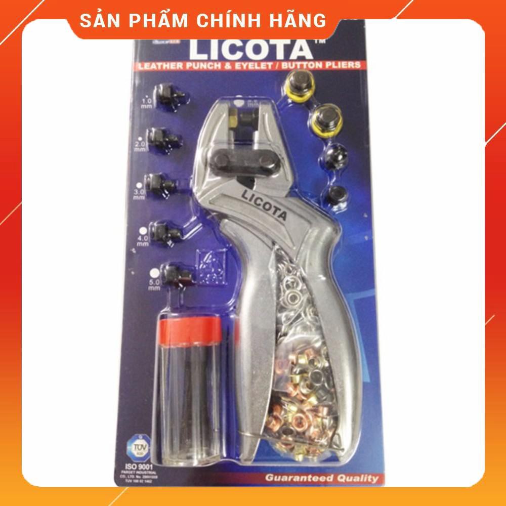 Kìm bấm lỗ dây nịt cao cấp licota - agp-lp04s