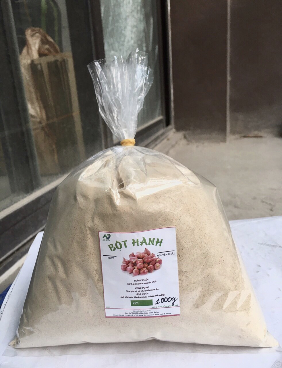 Bột hành ta nguyên chất 1000g