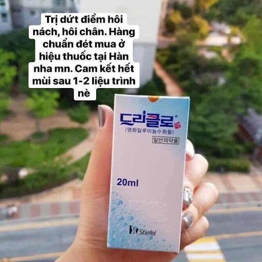 Tri dứt điểm hôi nách hôi chân Stiefel Hàn Quốc 20ml, công nghệ Hàn Quốc