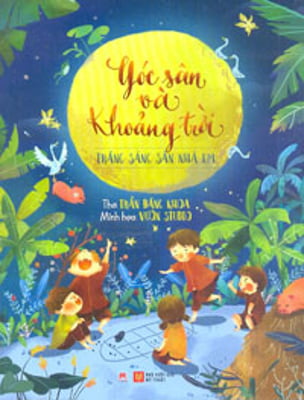 Fahasa - góc sân và khoảng trời - trăng sáng sân nhà em