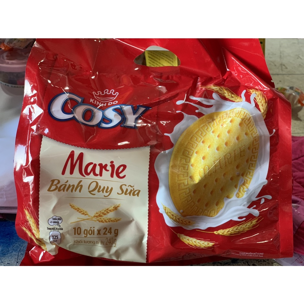Bánh quy sữa Cosy Marie Bịch Từng Gói Nhỏ 240g/10 gói