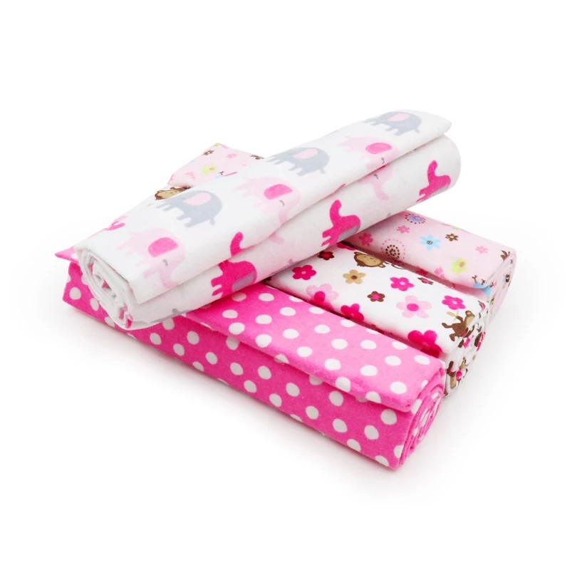Khăn quấn em bé sơ sinh cotton , quấn , lao , đắp đa năng, hình chọn ngẫu nhiên , mua 5cái tặng 1 cái