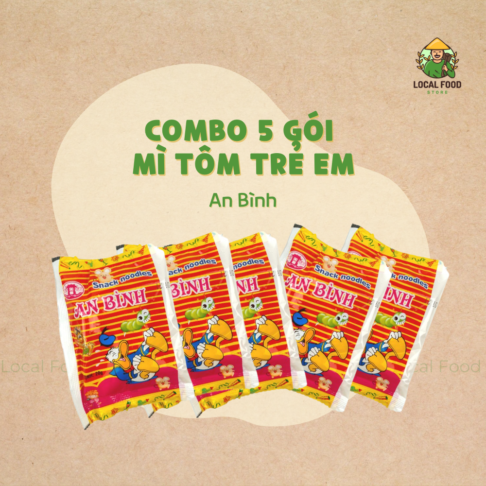 MÌ TÔM TRẺ EM MÓN ĂN VẶT NGON MANG HƯƠNG VỊ TUỔI THƠ