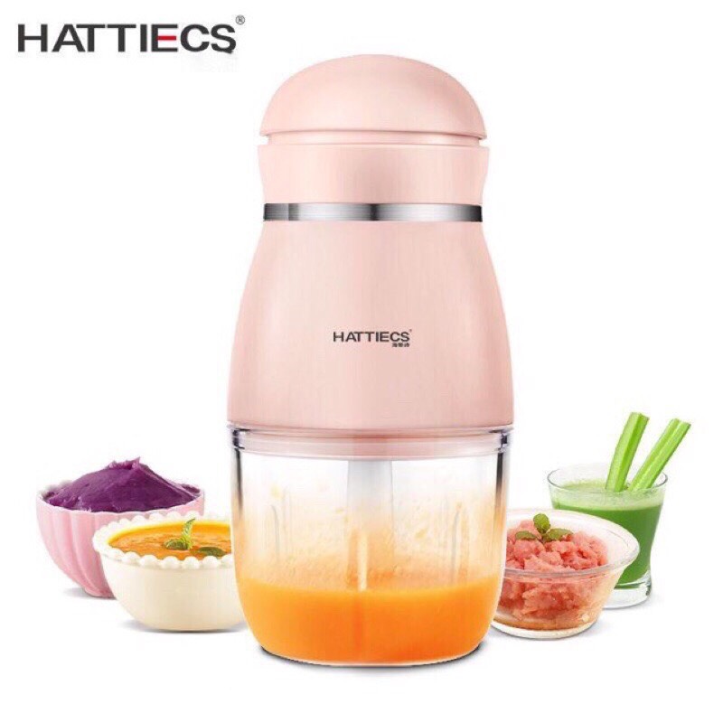 Máy xay hattiecs 6 lưỡi,xay thịt,đồ ăn dặm cho bé