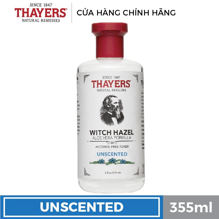Nước hoa hồng không cồn thayers không mùi – 355ml