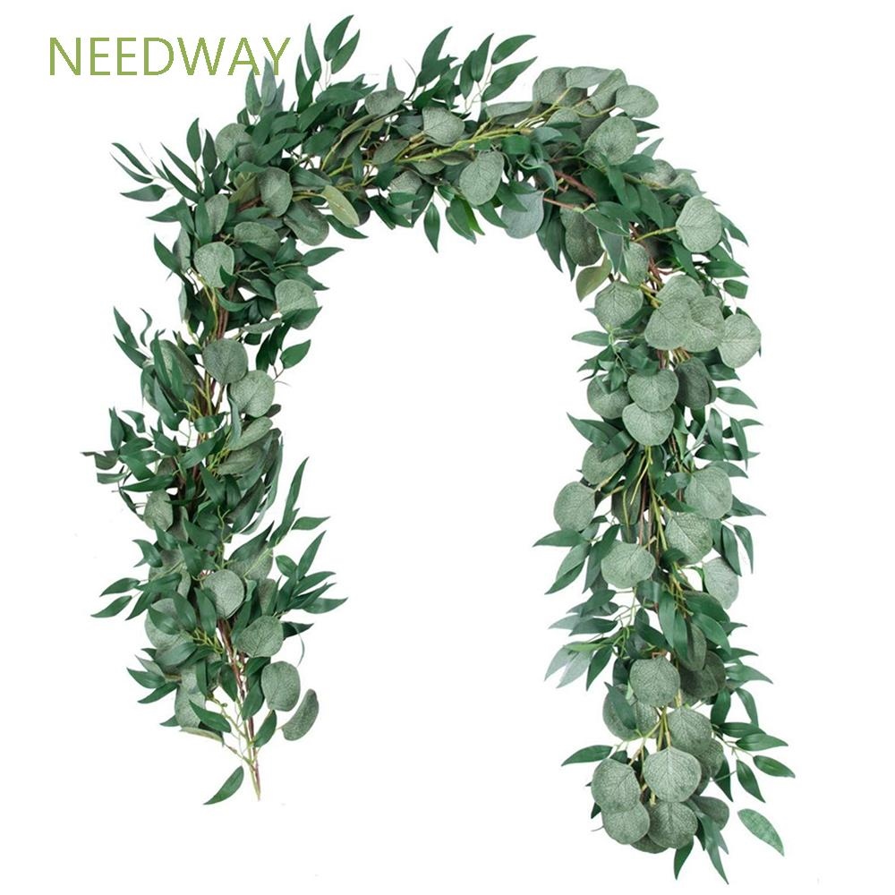 ☂☜ Needway ใบยูคาลิปตัสประดิษฐ์ สําหรับตกแต่ง 2 เมตร