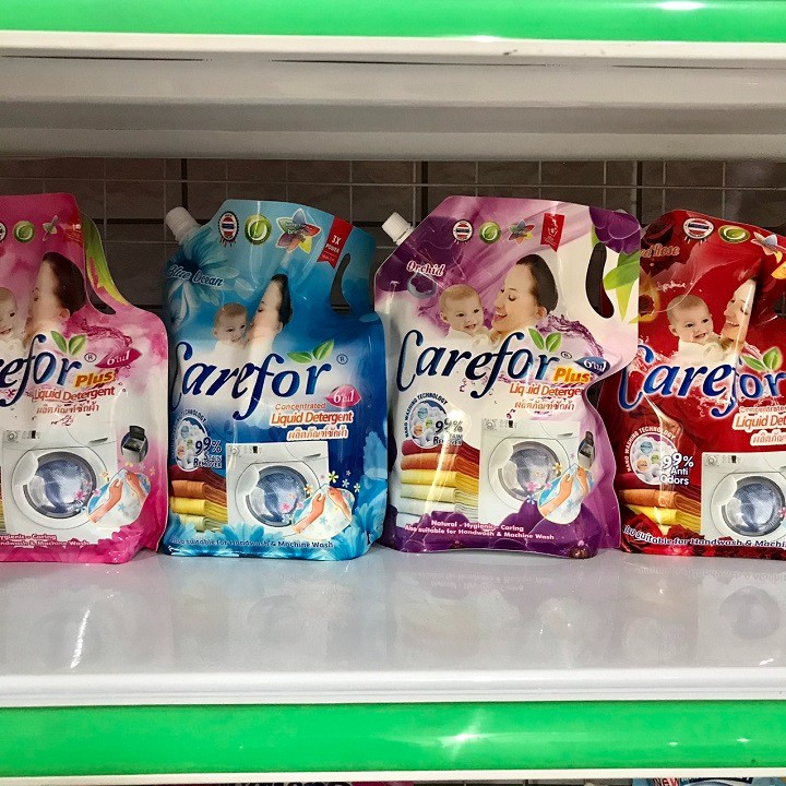 Hcm - nước giặt carefor 2000ml thái lan./..