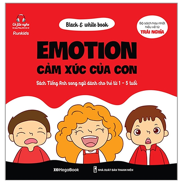Fahasa - black & white book - emotion - cảm xúc của con