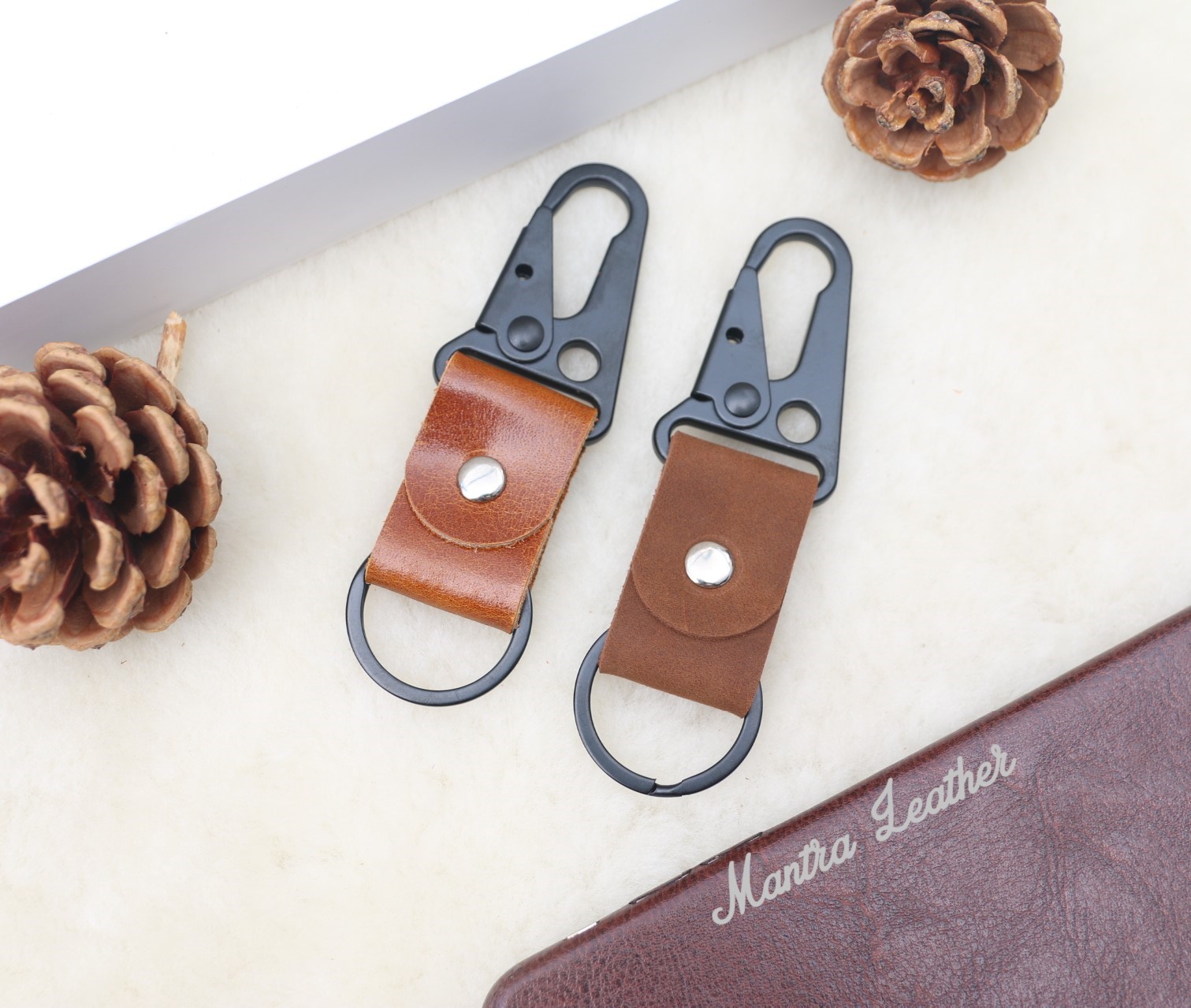 Móc Khóa Da Càng Cua Handmade