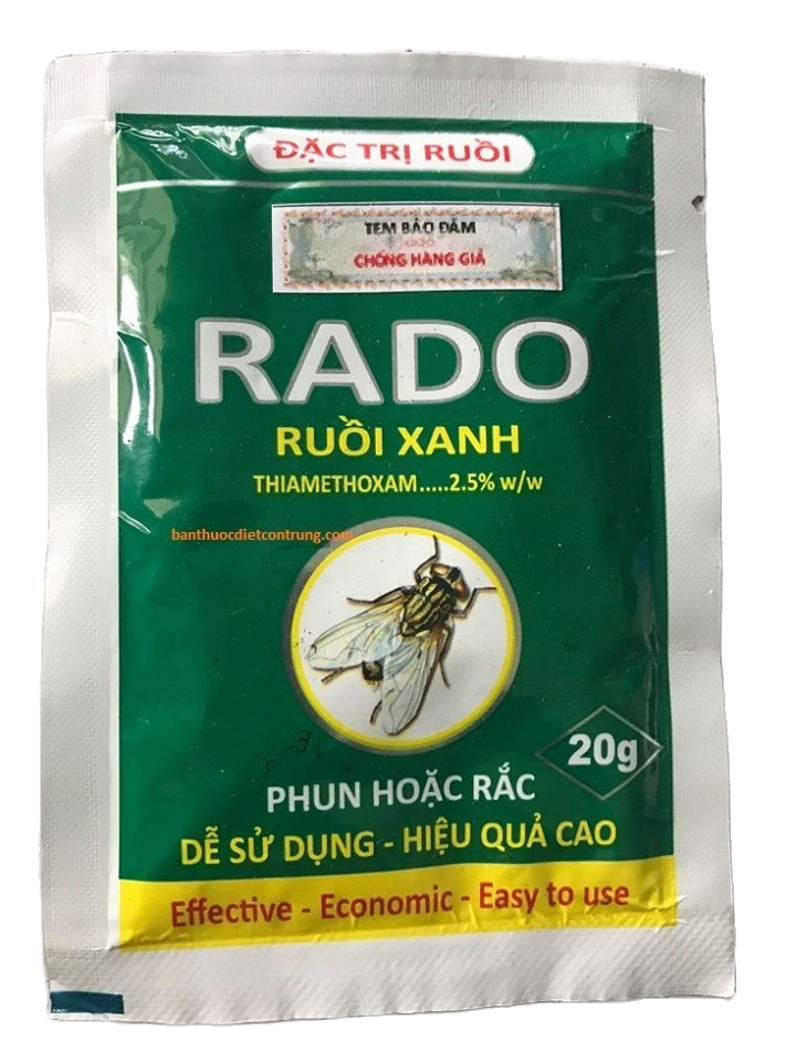Thuốc diệt ruồi tận gốc Rado ruồi xanh - thuốc diệt ruồi nhà hàng quán ăn diệt các loại ruồi nhặng chế phẩm diệt ruồi không mùi