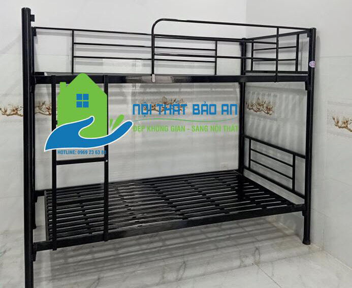 Giường Sắt 2 Tầng cao cấp nhiều kích thước, hàng giá xưởng lắp ráp vận chuyển tận nhà