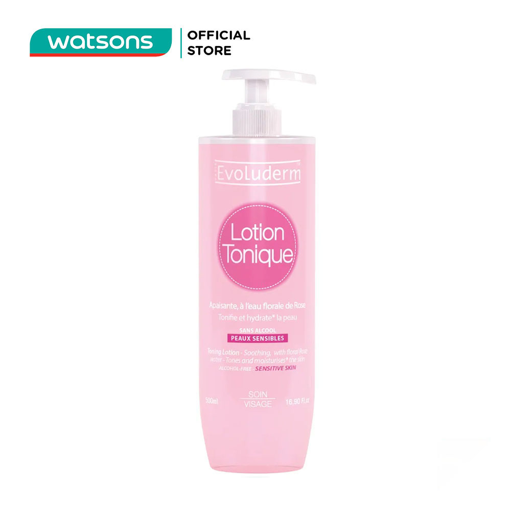 Nước Hoa Hồng Evoluderm Cho Da Nhạy Cảm 500ml