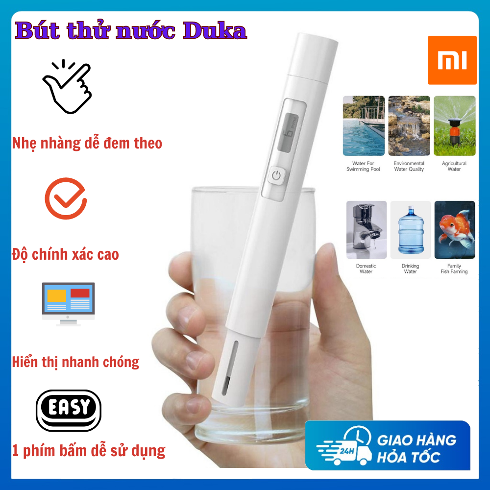 Bút Đo Nồng Độ Chất Rắn Trong Nước Xiaomiyoupin Duka Atuman, Máy Đo TDS Chính Xác, Nhỏ Gọn, Tiện Lợi