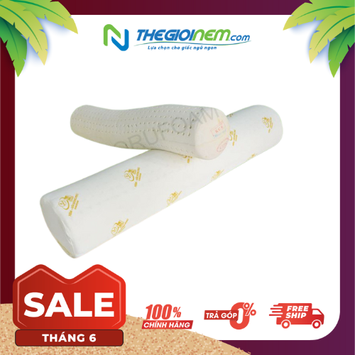 Gối ôm cao su baby đồng phú 85x15cm