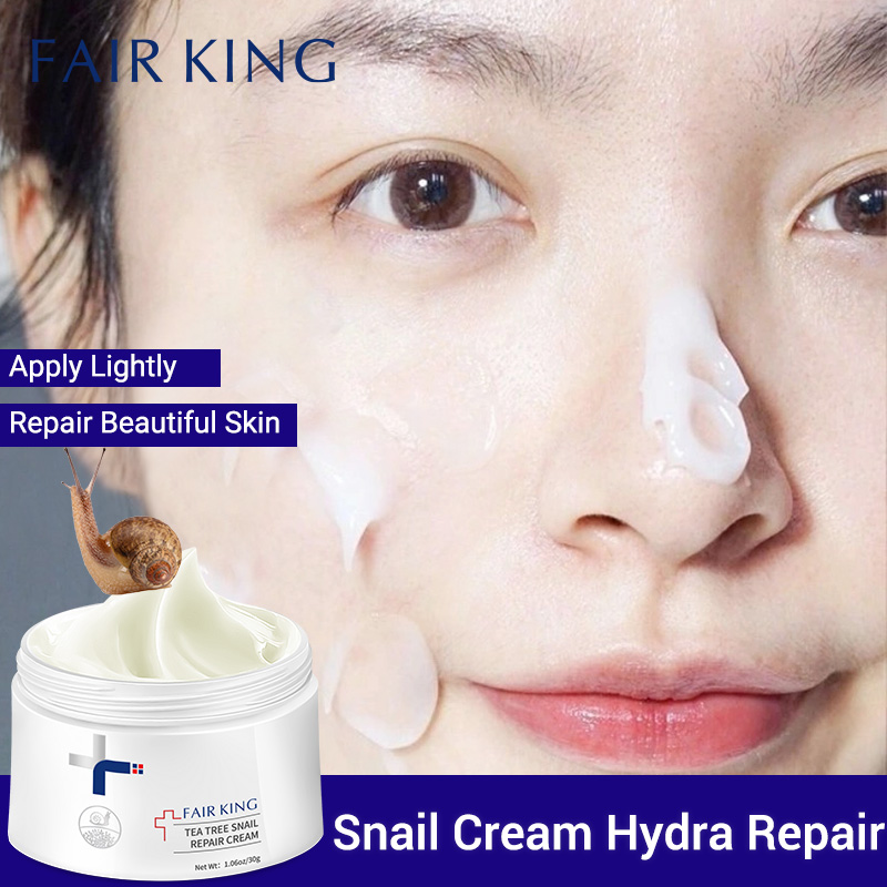 FAIR KING Snail Face Cream Kem dưỡng trắng da chống nhăn Collagen Hyaluronic Acid Dưỡng ẩm chống lão hóa Serum dưỡng da Chăm sóc da - intl