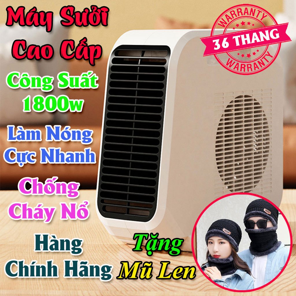 Máy sưởi mùa đông 1800w rẻ hơn tốt hơn ngon hơn quạt sưởi 2000w, xiaomi, sunhouse, nova,...
