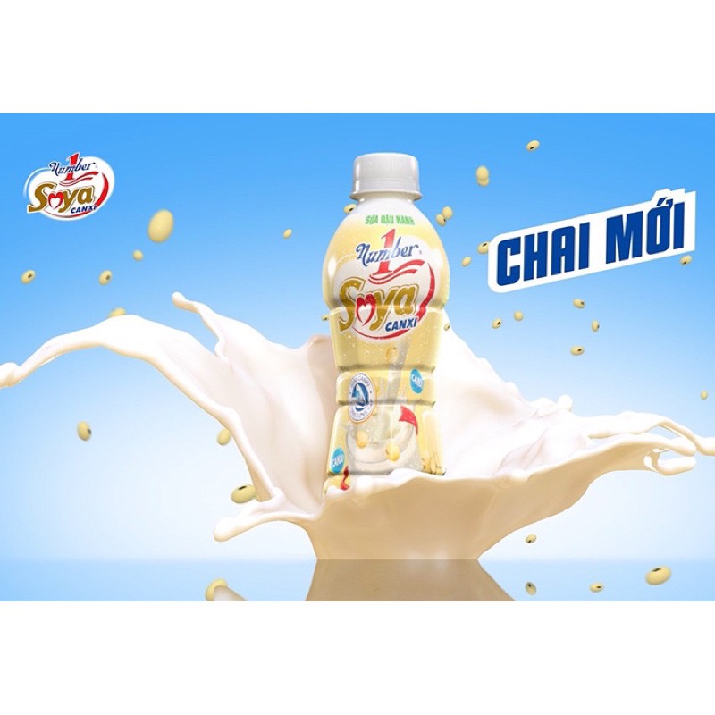 Lốc 6 chai sữa đậu nành Number one Soya 268ml