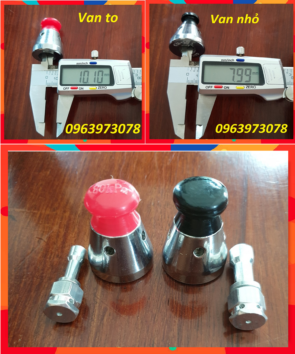 Van xả hơi nồi áp suất gas các cỡ