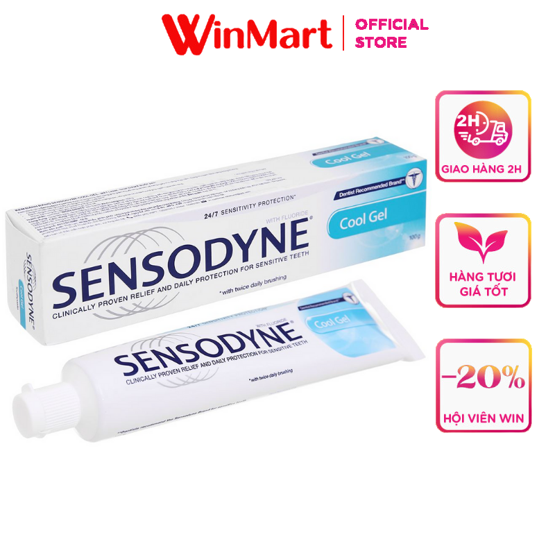 - kem đánh răng sensodyne mát lạnh 160g