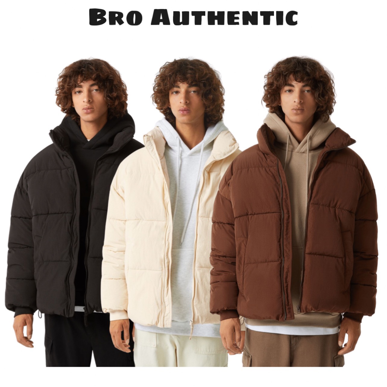 Áo phao béo bershka puffer jacket 2022, basic, oversize cao cấp, xuất us, unisex