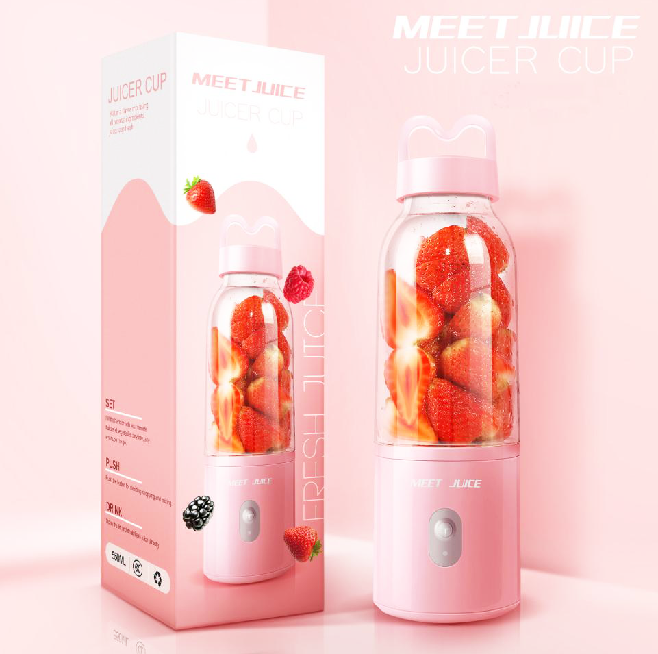 MÁY XAY SINH TỐ MINI - MÁY XAY CẦM TAY MÁY XAY SINH TỐ CẦM TAY MINI - MEET JUICE - JUICER CUP