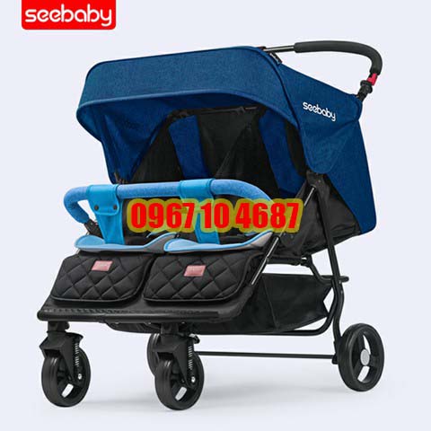 Xe Đẩy Đôi Cao Cấp Seebaby T22