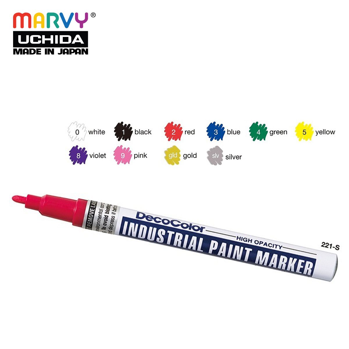 Bút Sơn Công Nghiệp Marvy Ngòi 1.4mm - 221