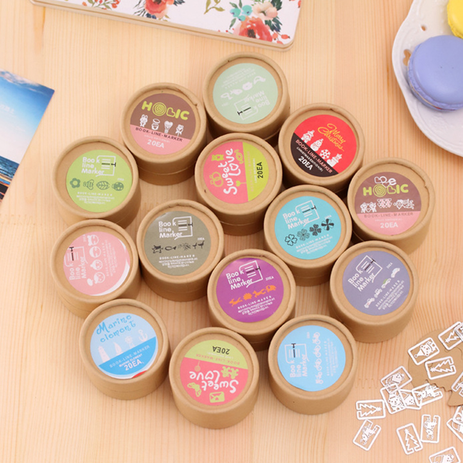 Bộ đánh dấu sách book line markers - holic