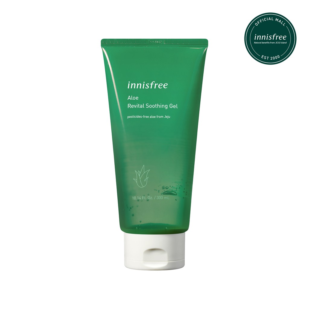 [HCM]Gel dưỡng ẩm nha đam Innisfree Aloe Revital Soothing Gel 300ml