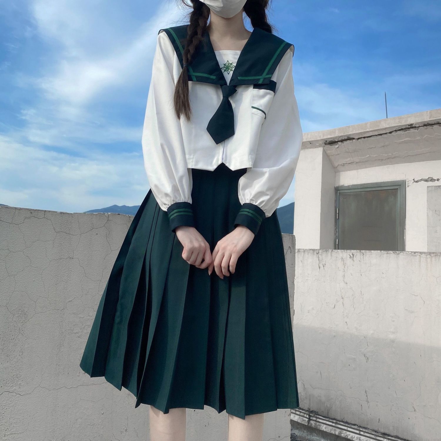 Váy đồng phục học sinh Nhật Bản  JK Brand ANYE được tặng kèm nơ JK  Seifuku dongthao  Shopee Việt Nam