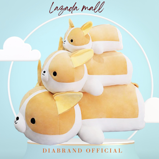 Gấu Bông Chó Corgi Nằm Mông To Dễ Thương 2 Size