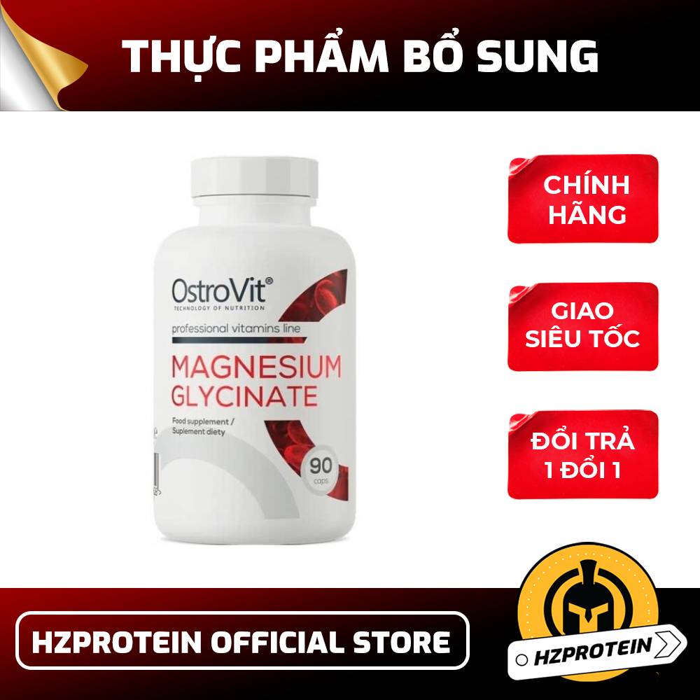 Ostrovit Magnesium Glycinate (90 Capsules) - Dietary Supplement for Bone and Joint Health