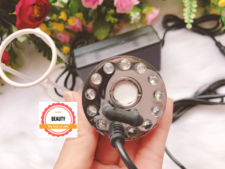 (1 Cái) Máy Tạo Khói, Máy Phun Sương Mini, Cho Hồ Cá Cảnh, Hồ Thủy Sinh, Hồ Non Bộ, Tiểu Cảnh, Chậu Nước Thủy Tinh, Nguồn Adapter