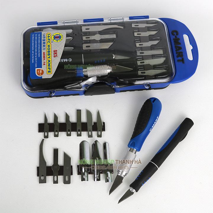 Bộ dao cắt tỉa hoa quả 14 lưỡi đa năng
