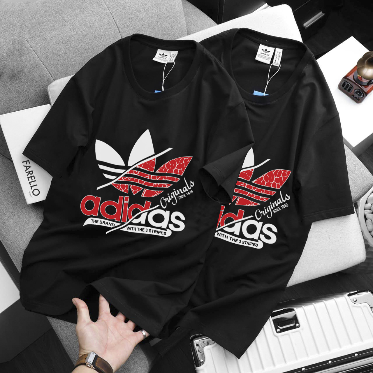 Áo Thun Adidas 100% Cotton Thể Thao Nam - Hàng xuất dư - Rẻ đẹp - Thiết kế thời Trang trẻ trung năng động