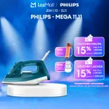 Bàn Ủi Hơi Nước Philips DST2030/90 | 2000W| mặt đế ceramic - Hàng Chính Hãng