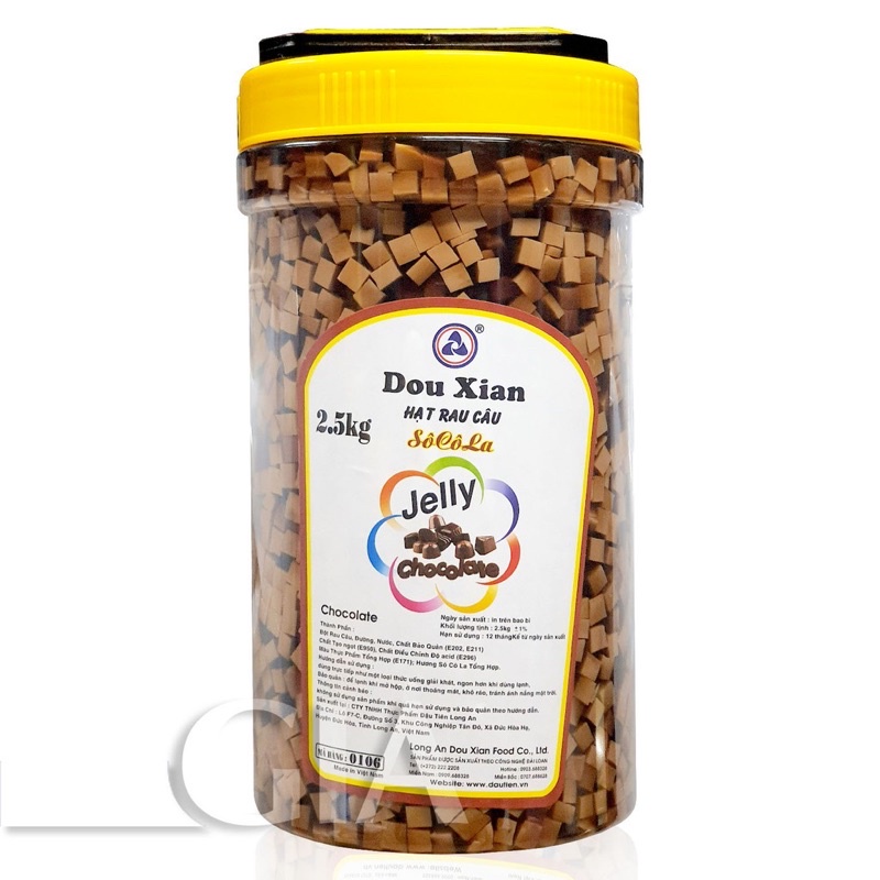 Hạt rau câu cà phê, khoai môn, sicula dou xian 2,5kg