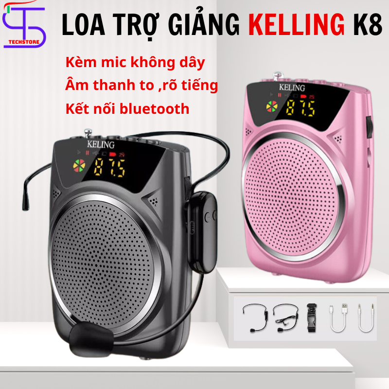 [ HÀNG ĐÃ VỀ] Máy trợ giảng KAW Keling K2 không dây phiên bản cao cấp, Máy trợ giảng mini chính hãng, Sử dụng đơn giản, dễ dàng, Trợ thủ đắc lực cho giáo viên.