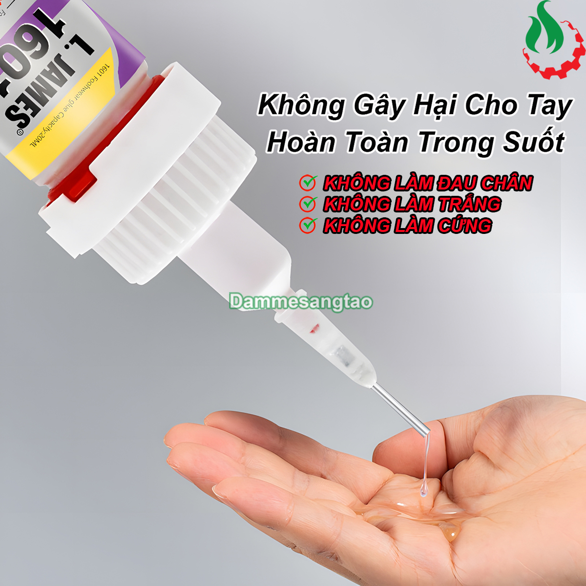 Kéo dán giày trong suốt siêu dính chống thấm nước 30ML 1601