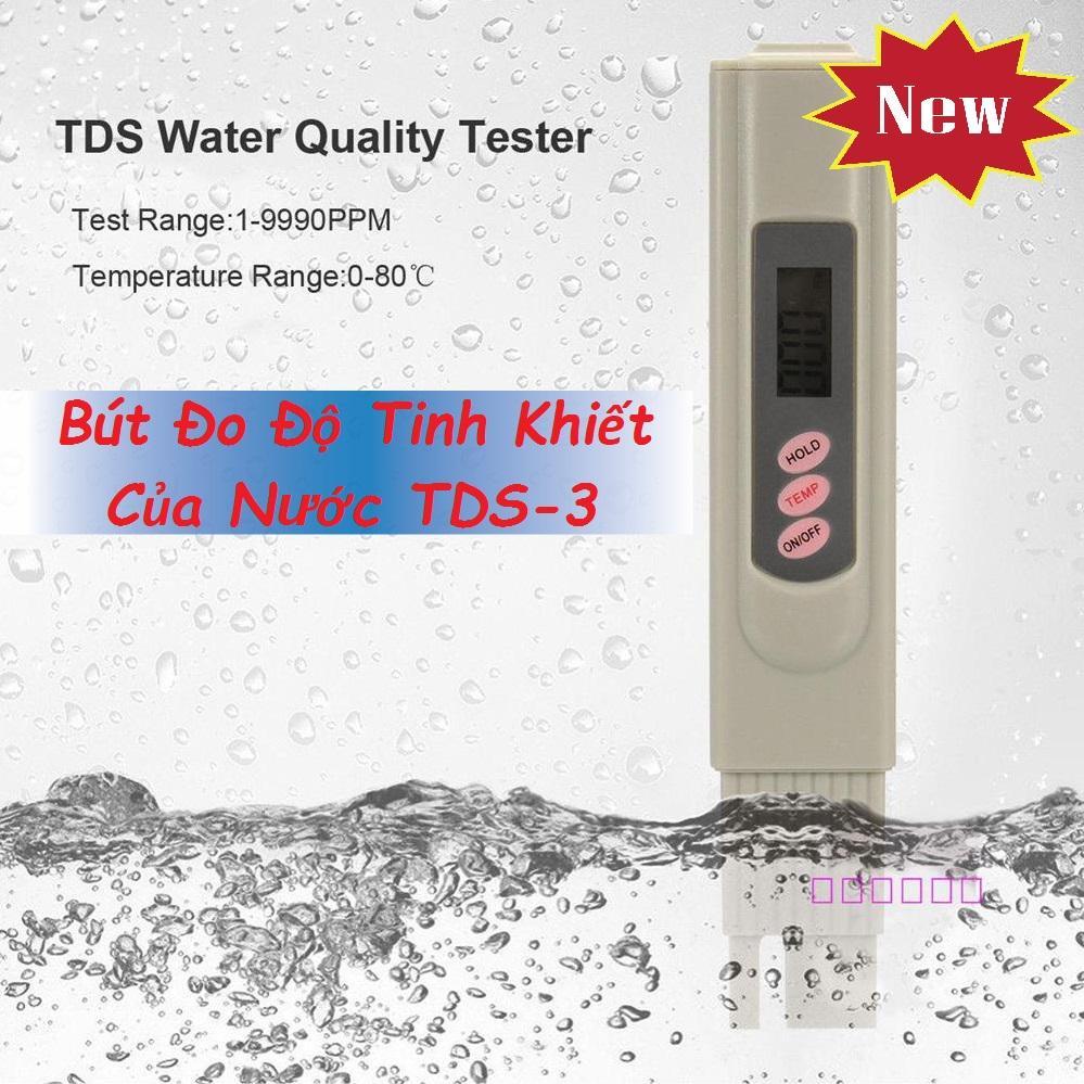 Máy đo kiểm chất lượng nước, Bút thử nước tds đo độ tinh khiết của nước, máy đo độ PH của nước đo nước nấu ăn đo nước bể cá